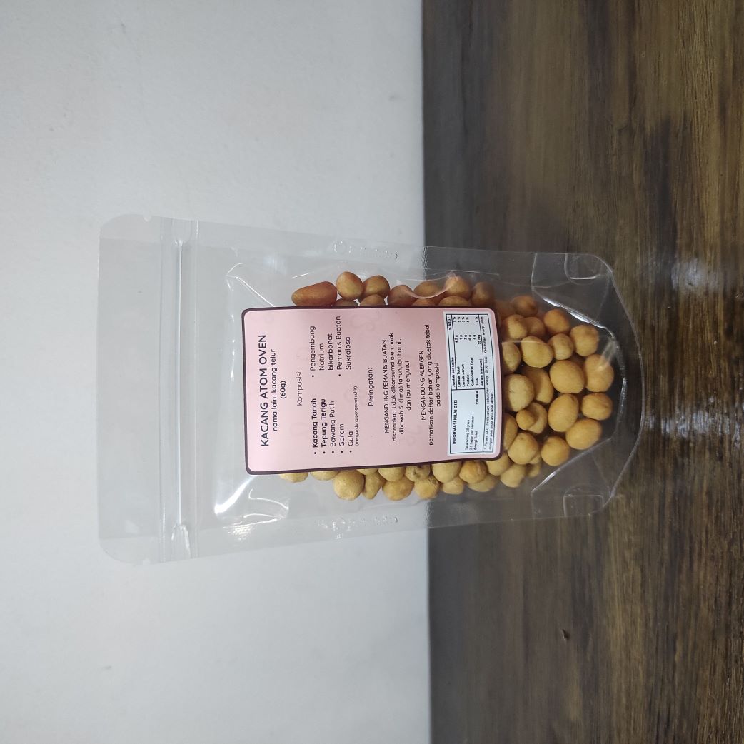Kacang Atom Oven Pouch 60g