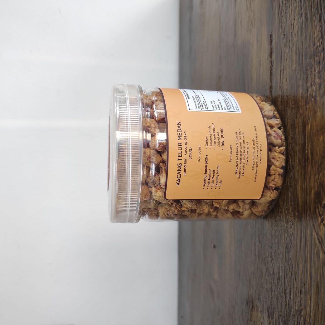 Kacang Telur Medan Toples 250g